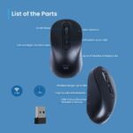 Ewent EW3218 Mouse wireless USB 1600 dpi - 4 pulsanti - Utilizzo ambidestro - Colore nero - immagine 4
