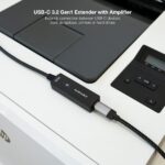 Cavo di prolunga Nanocable USB-C 3.2 maschio a USB-C 3.2 femmina - 5 metri - Amplificatore - Colore nero - immagine 2