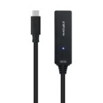 Cavo di prolunga Nanocable USB-C 3.2 maschio a USB-C 3.2 femmina - 5 metri - Amplificatore - Colore nero - immagine 3
