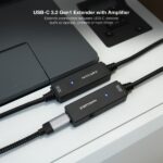 Nanocable Cavo prolunga USB-C 3.2 maschio a USB-C 3.2 femmina - 10 metri - Amplificatore - Colore nero - immagine 2
