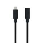 Nanocable Cavo prolunga USB-C 3.2 maschio a USB-C 3.2 femmina - Gen2x2 20Gbp - 100W 5A - 4K 60Hz - 2 metri - Colore nero - immagine 2