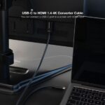 Nanocable Cavo convertitore USB-C a HDMI 4K@30HZ - USB-C/M-HDMI/M - 5M - Colore nero - immagine 5