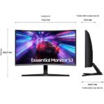 Samsung S3 S39GD Monitor 32" Curvo 1500R LED VA FHD 100Hz - Risposta 4ms - Angolo di visione 178º - HDMI - VESA 75x75mm - immagine 2