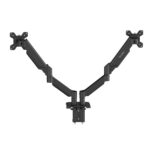 Coolbox M02D Supporto da tavolo con bracci articolati per 2 monitor fino a 32" - Girevole e inclinabile - Pistone a gas - Peso massimo 8 kg per braccio - VESA 100x100 mm - immagine 3