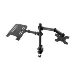 Coolbox MP01 Supporto da tavolo girevole e inclinabile per laptop e monitor/TV 8 kg fino a 32" - Colore nero - immagine 2