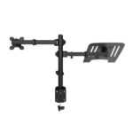 Coolbox MP01 Supporto da tavolo girevole e inclinabile per laptop e monitor/TV 8 kg fino a 32" - Colore nero - immagine 3