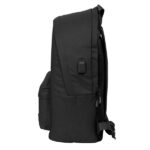 Safta Munich Basicos Zaino per laptop 15,6" - Connettore USB - 2 scomparti - 31x44x18 cm - Colore nero - immagine 3