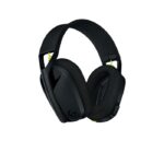 Logitech G435 Cuffie da gioco wireless - Archetto regolabile - Bluetooth LightSpeed - 2 microfoni - Colore nero e giallo fluorescente - immagine 3