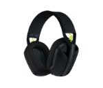Logitech G435 Cuffie da gioco wireless - Archetto regolabile - Bluetooth LightSpeed - 2 microfoni - Colore nero e giallo fluorescente - immagine 4