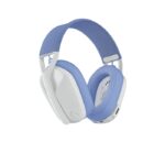 Logitech G435 Cuffie da gioco wireless - Archetto regolabile - Bluetooth LightSpeed - 2 microfoni - Bianco crudo e lilla - immagine 3