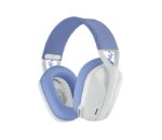 Logitech G435 Cuffie da gioco wireless - Archetto regolabile - Bluetooth LightSpeed - 2 microfoni - Bianco crudo e lilla - immagine 4