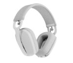 Logitech Zone Vibe 100 Cuffie wireless - Bluetooth 5.2 - Portata 30 metri - 2 microfoni - Colore bianco crudo - immagine 2