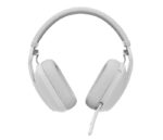 Logitech Zone Vibe 100 Cuffie wireless - Bluetooth 5.2 - Portata 30 metri - 2 microfoni - Colore bianco crudo - immagine 3
