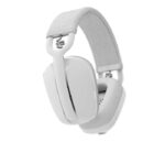 Logitech Zone Vibe 100 Cuffie wireless - Bluetooth 5.2 - Portata 30 metri - 2 microfoni - Colore bianco crudo - immagine 4