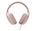 Logitech Zone Vibe 100 Cuffie wireless - Bluetooth 5.2 - Portata 30 metri - 2 microfoni - Colore rosa - immagine 3