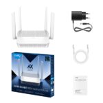 Cudy Router WiFi 6 Mesh Gigabit Dual Band AX3000 - Velocità fino a 1000Mbps - 5 porte - 4 antenne fisse da 5dBi - Tecnologia MU-MIMO - Colore bianco - immagine 3