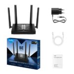 Router WiFi 7 Dual Band Gigabit BE3600 Cudy - Velocità fino a 1000 Mbps - 5 porte - 4 antenne fisse da 5 dBi - Tecnologia MU-MIMO - Colore nero - immagine 3