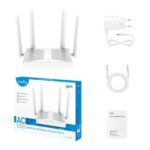 Cudy Access Point Gigabit Dual Band AC1200 da tavolo - Velocità fino a 1000Mbps - 1 porta - 4 antenne da 5dBi - Colore bianco - immagine 3