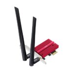Cudy Adattatore di rete PCIe Tribanda WiFi 7 BE9300 - Bluetooth 5.4 - Dissipatore termico - Colore nero/rosso - immagine 3