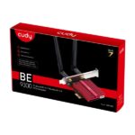 Cudy Adattatore di rete PCIe Tribanda WiFi 7 BE9300 - Bluetooth 5.4 - Dissipatore termico - Colore nero/rosso - immagine 5