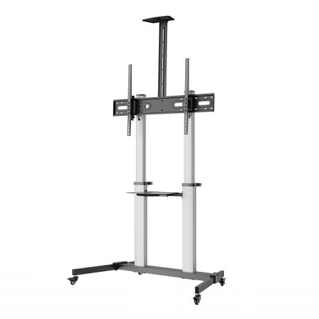 Ewent EW1592 Supporto da pavimento per schermi interattivi/TV da 60 a 100" - Vassoio multiuso - Peso max. 100 kg - Altezza e inclinazione regolabili - Ruote - Colore grigio Ewent EW1592 Supporto da pavimento per schermi interattivi/TV da 60 a 100" - Vassoio multiuso - Peso max. 100 kg - Altezza e inclinazione regolabili - Ruote - Colore grigio