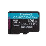 Kingston Scheda Micro SDXC 128 GB UHS-I U3 V30 Classe 10 200 MB/s Canvas Go Plus con adattatore - immagine 2