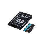 Kingston Scheda Micro SDXC 128 GB UHS-I U3 V30 Classe 10 200 MB/s Canvas Go Plus con adattatore - immagine 3