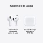 Apple AirPods 4a generazione Auricolari wireless - Cancellazione attiva del rumore - Custodia di ricarica - USB-C - Colore bianco - immagine 4