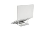 Kensington Easy Riser Supporto in alluminio per laptop fino a 16" - Struttura che facilita la ventilazione - 6 regolazioni di altezza - Realizzato in alluminio - Base antiscivolo - Colore grigio - immagine 5