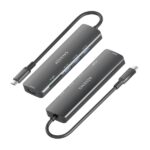 Aisens USB-C Dock 6 in 1 - USB-C a 1xHDMI - 3xUSB-A -  1xSD - 1xMicroSD - 15 cm - Colore grigio - immagine 3