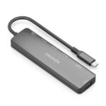 Aisens USB-C Dock 7 in 1 - USB-C a 1xHDMI - 3xUSB-A - 1xUSB-C 100W - 1xSD - 1xMicroSD - 15 cm - Colore grigio - immagine 2