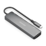 Aisens USB-C Dock 7 in 1 - USB-C a 1xHDMI - 2xUSB-A - 1xUSB-C - 1xUSB-C 100W - 1xSD - 1xMicroSD - 15 cm - Colore grigio - immagine 2