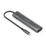 Aisens USB-C Dock 7 in 1 - USB-C a 1xHDMI - 2xUSB-A 2.0 - 1xUSB-A 3.0 - 1xUSB-C 100W - 1xSD - 1xMicroSD - 15 cm - Colore grigio - immagine 2