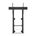 Aisens FWF100E-351  Supporto da pavimento per schermi interattivi/TV da 60 a 100" - Fissaggio a parete - Peso max. 120 kg - Altezza regolabile con manovella - Colore nero - immagine 2