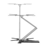 Aisens WT65TSLE-383 ECO Supporto a parete con braccio per TV da 23"-65" - Girevole, inclinabile e livellabile - Peso massimo 35 kg - VESA 400x400 mm - Colore nero - immagine 3