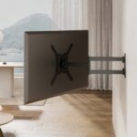 Aisens WT65TSLE-383 ECO Supporto a parete con braccio per TV da 23"-65" - Girevole, inclinabile e livellabile - Peso massimo 35 kg - VESA 400x400 mm - Colore nero - immagine 4