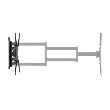 inclinabile e livellabile - Peso massimo 35 kg - VESA 400x400 mm - Colore nero