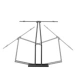 inclinabile e livellabile - Peso massimo 60 kg - VESA 800x400 mm - Colore nero