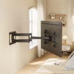 Aisens WT90TSLE-387 ECO Supporto a parete con braccio per TV da 43"-90" - Girevole, inclinabile e livellabile - Peso massimo 60 kg - VESA 800x400 mm - Colore nero - immagine 5