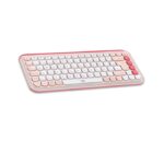 Logitech Pop Icon Combo Pack Wireless Tastiera multimediale + Mouse - Bluetooth - Autonomia tastiera 36 mesi - Mouse 24 mesi - Colore rosa e bianco - immagine 3