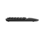Logitech Wave Keys Tastiera wireless ondulata - Indicatori luminosi - Piedini regolabili - Autonomia fino a 36 mesi - Poggiamani imbottito - immagine 3