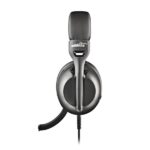 NGS VOX805-C Cuffie USB-C con microfono - Microfono regolabile e pieghevole - Tecnologia di filtraggio del rumore - Cuscinetti e archetto imbottiti - Controllo sul cavo - Cavo da 2 m - Colore nero - immagine 3