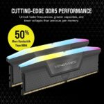 Corsair Vengeance Memoria DDR5 32 GB 2x16 GB PC6000 RGB - Colore nero - immagine 3
