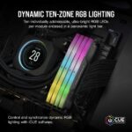 Corsair Vengeance Memoria DDR5 32 GB 2x16 GB PC6000 RGB - Colore nero - immagine 4