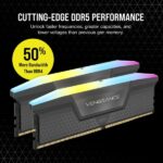 Corsair Vengeance Memoria DDR5 32 GB 2x16 GB PC6000 RGB - Colore nero - immagine 3