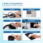Ewent Panno in microfibra Premium 2 in 1 - Pulizia e protezione degli schermi - 29x18,6 cm - immagine 4