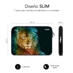 Subblim Custodia Trendy in neoprene per laptop da 15,6" - Resistente a urti e cadute - Colore Lion - immagine 3