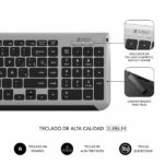 Subblim Combo Dual Prestige - Tastiera e mouse wireless - Bluetooth e 2.4G - Funzionamento silenzioso - Colore grigio nero - immagine 5