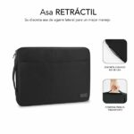 Subblim Custodia Urban per laptop da 13,3" a 14" - Protezione elegante e funzionale - Tessuto in poliestere 600D - Interno imbottito in schiuma - Colore nero - immagine 4