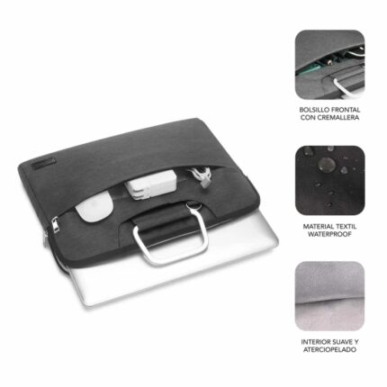 3" a 14" - Design moderno ed elegante - Doppia cerniera -  Protezione totale - Vari colori